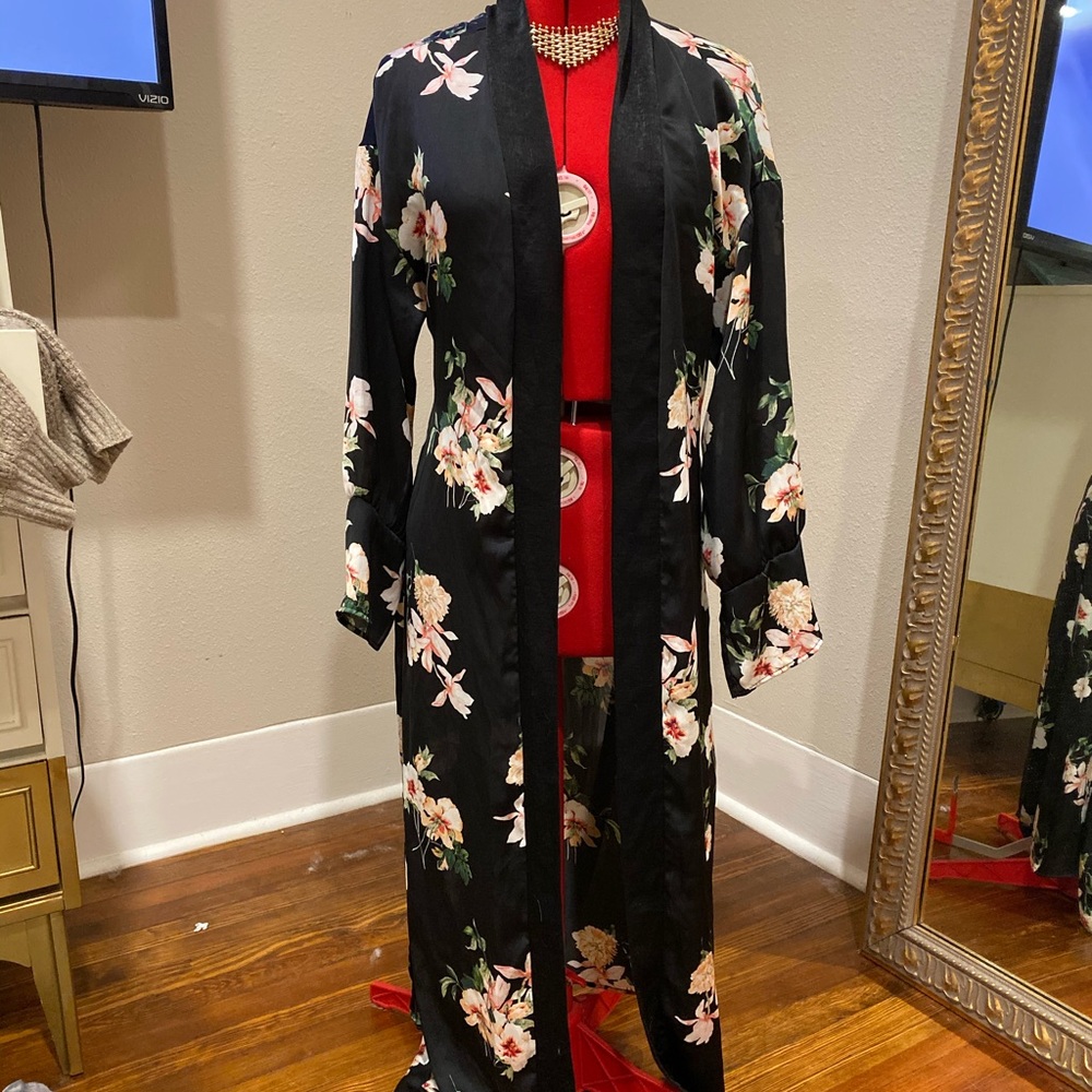 Silk robe